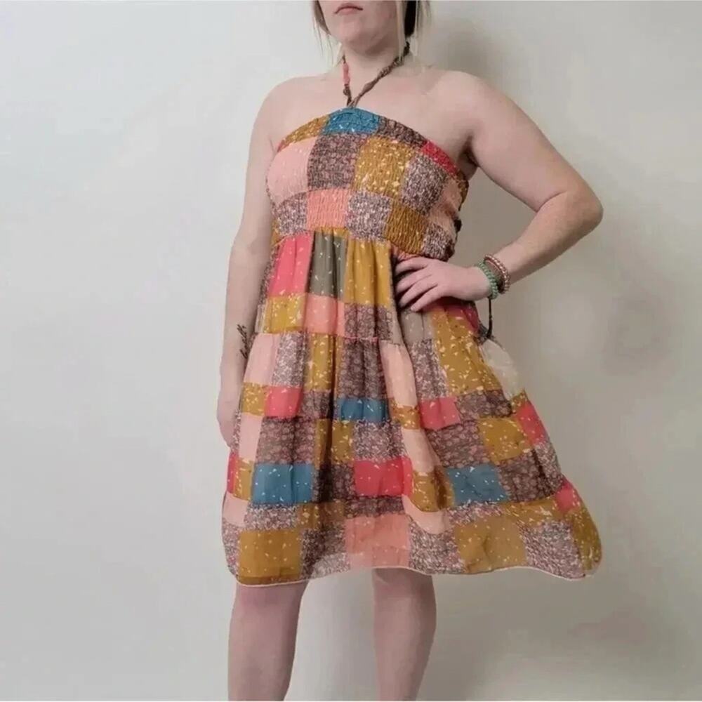 American Rag Patchwork Summer Dress - image 5